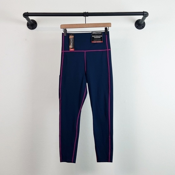 NWT Miraclesuit High Rise Tummy Control Performance Leggings Dress Blues - Picture 4 of 7